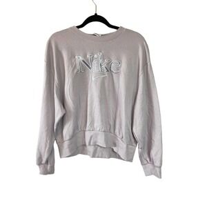 Nike lilac purple sweatshirt logo pullover size XL